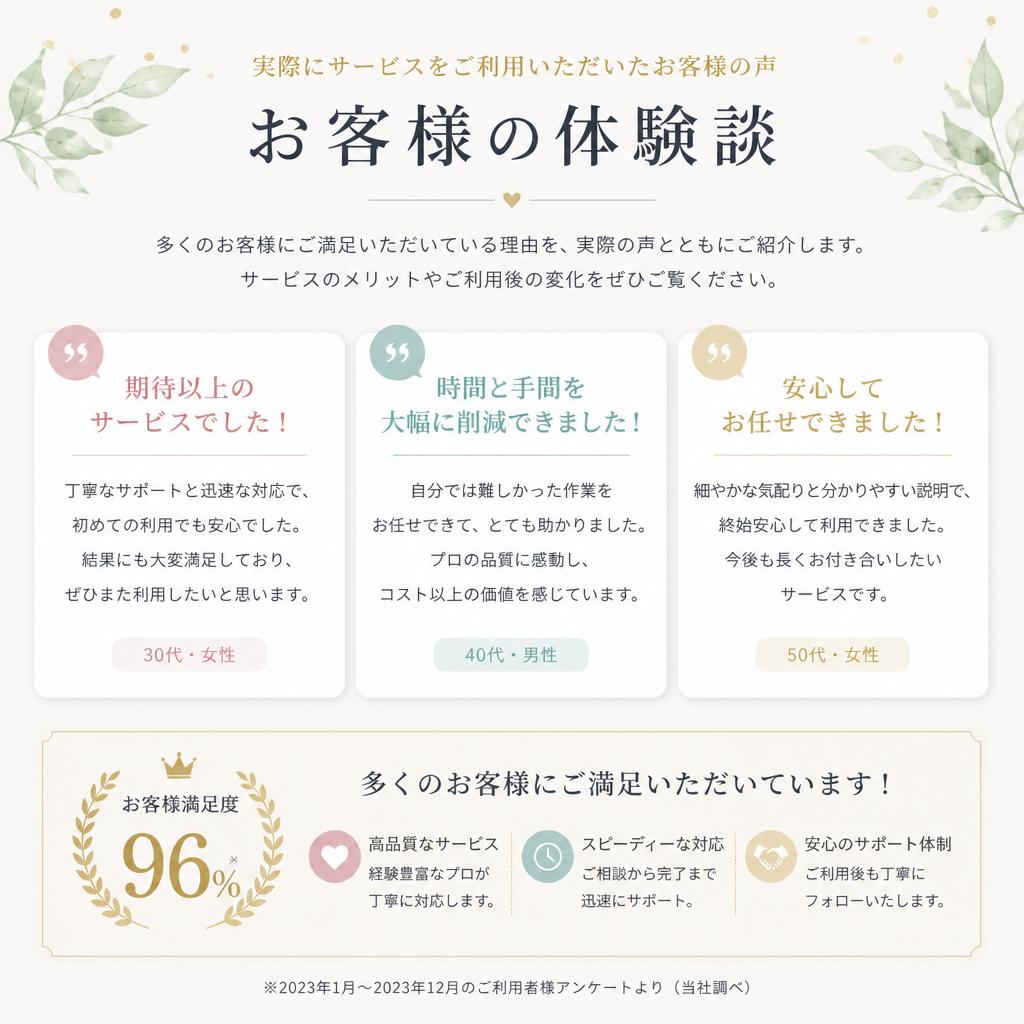 お客様の声