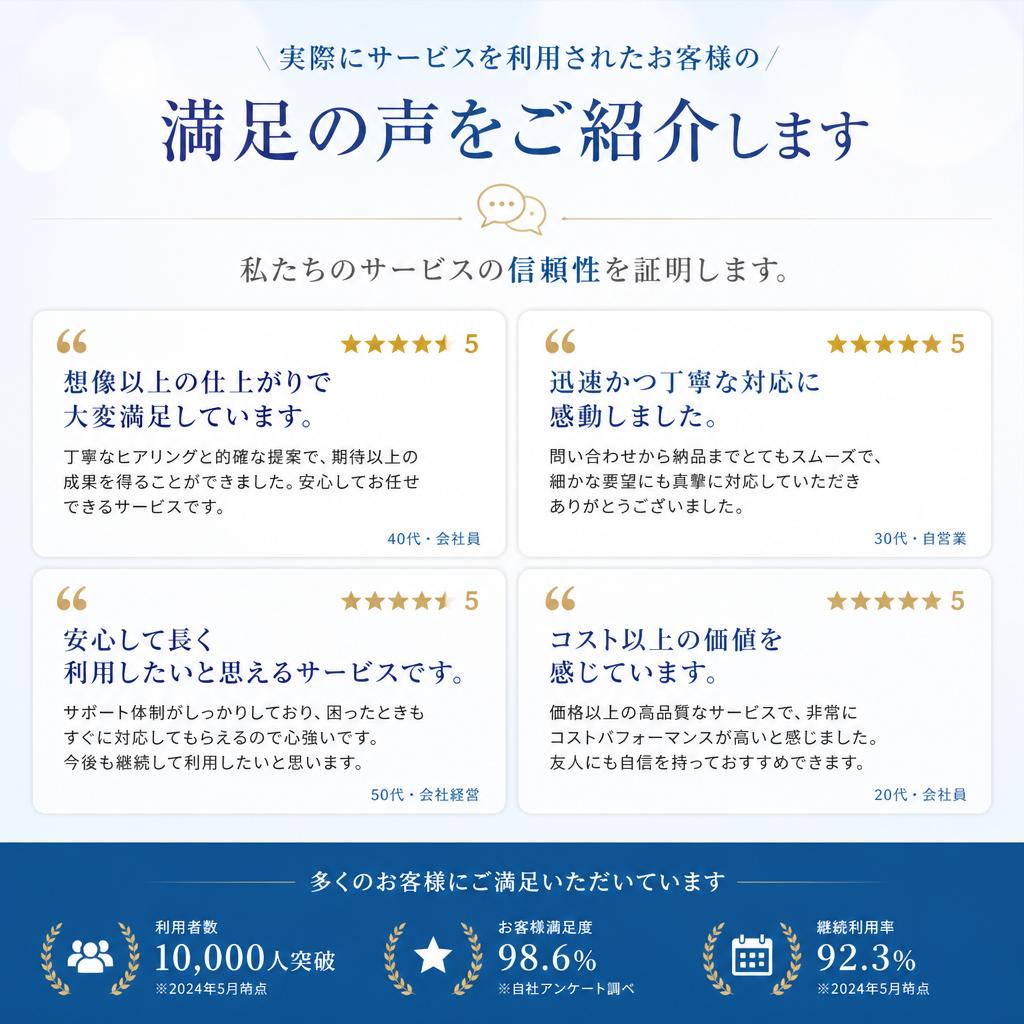 お客様の声